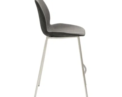 Barstuhl Mayer Sitzmöbel mySOLO 1176 49 x 49 x 96 cm Edelstahl/anthrazit + schwarz 1176-V4-524
