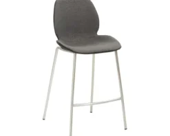 Barstuhl Mayer Sitzmöbel mySOLO 1176 49 x 49 x 96 cm Edelstahl/anthrazit + schwarz 1176-V4-524