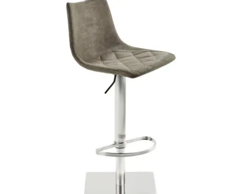 Barstuhl Mayer Sitzmöbel 1275 43 x 50 x 85 cm Edelstahl braun