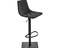 Barstuhl Mayer Sitzmöbel 1275 43 x 50 x 85 cm Stahl schwarz/schwarz 1275-03-547