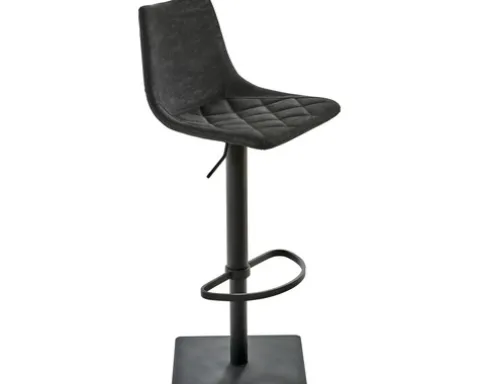 Barstuhl Mayer Sitzmöbel 1275 43 x 50 x 85 cm Stahl schwarz/schwarz 1275-03-547