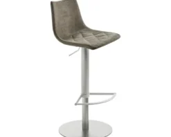 Barstuhl Mayer Sitzmöbel 1375 43 x 46 x 85 cm Edelstahl/taupe