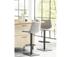 Barstuhl Mayer Sitzmöbel 1275 43 x 50 x 85 cm Stahl grau/lichtgrau 1275-14-544