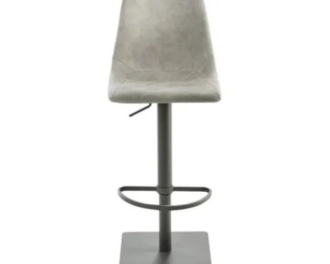 Barstuhl Mayer Sitzmöbel 1275 43 x 50 x 85 cm Stahl grau/lichtgrau 1275-14-544