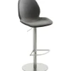 Barstuhl Mayer Sitzmöbel 1276 46 x 50 x 84,5 cm Edelstahl schwarz anthrazit