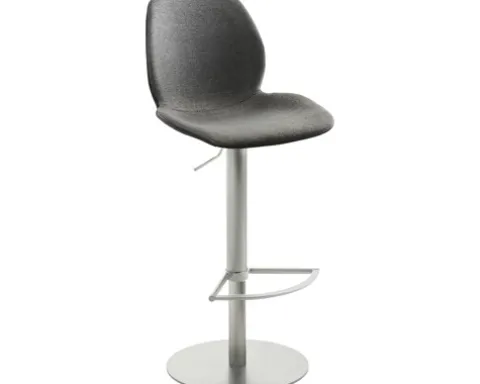Barstuhl Mayer Sitzmöbel 1276 46 x 50 x 84,5 cm Edelstahl schwarz anthrazit