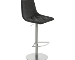 Barstuhl Mayer Sitzmöbel 1375 43 x 46 x 85 cm Edelstahl schwarz