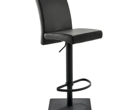 Barstuhl Mayer Sitzmöbel 1286 41 x 49 x 82 cm Stahl schwarz/schwarz 1286_03_81007