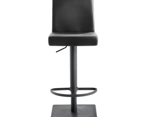 Barstuhl Mayer Sitzmöbel 1286 41 x 49 x 82 cm Stahl schwarz/schwarz 1286_03_81007
