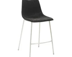 Barstuhl Mayer Sitzmöbel 1175 47 x 51 x 95,5 cm Edelstahl schwarz