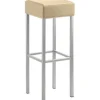 Barstuhl Mayer Sitzmöbel 1136 34 x 34 x 92 cm Stahl perlsilber/beige