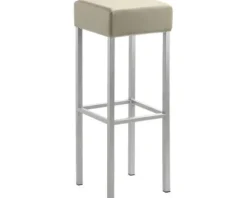 Barstuhl Mayer Sitzmöbel 1136 34 x 34 x 92 cm Stahl perlsilber/taupe