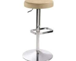 Barstuhl Mayer Sitzmöbel 1200 44 x 44 x 55 cm Stahl chrom/beige