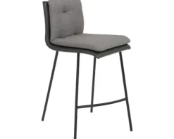 Barstuhl Mayer Sitzmöbel 1231 48,5 x 51,5 x 90 cm Stahl schwarz/anthrazit + grau 1231_V3_124