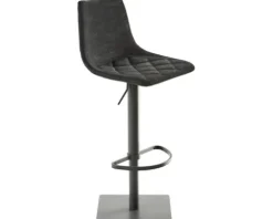 Barstuhl Mayer Sitzmöbel 1275 43 x 50 x 85 cm Stahl grau/schwarz 1275-14-547