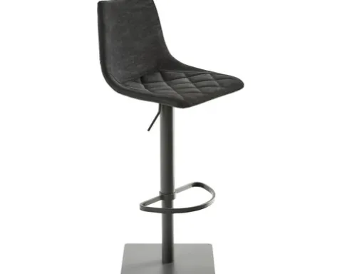Barstuhl Mayer Sitzmöbel 1275 43 x 50 x 85 cm Stahl grau/schwarz 1275-14-547