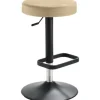 Barstuhl Mayer Sitzmöbel 1200 44 x 44 x 55 cm Stahl schwarz/beige