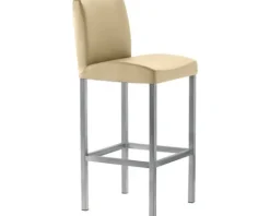 Barstuhl Mayer Sitzmöbel 1154 40 x 45 x 94 cm Stahl perlsilber/beige