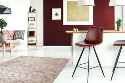 Barstuhl Samantha 300 2er-Set Dunkelbraun / Schwarz