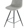 Barstuhl Samantha 300 2er-Set Taupe / Schwarz