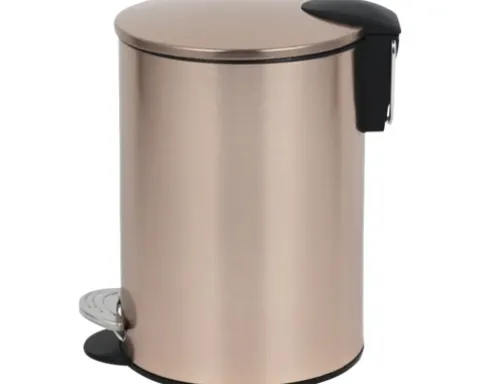 basano Treteimer ACERNO 3 Liter rose gold