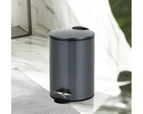 basano Treteimer ACERNO 3 Liter gun metal