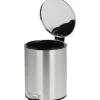 basano Treteimer ACERNO 5 Liter Edelstahl matt