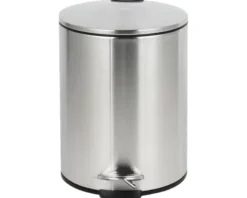 basano Treteimer ACERNO 5 Liter Edelstahl matt