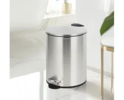 basano Treteimer ACERNO 5 Liter Edelstahl matt
