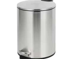 basano Treteimer ACERNO 5 Liter Edelstahl matt