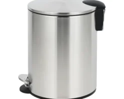 basano Treteimer ACERNO 5 Liter Edelstahl matt
