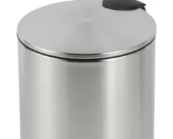 basano Treteimer ACERNO 5 Liter Edelstahl matt