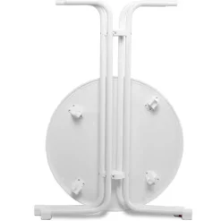 Beautissu Bellini Stehtisch Ø80cm Weiß