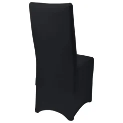 Beautissu Leona Stuhlhusse 95x45cm Schwarz Stretch Bankett (4tlg)