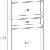 Überbauschrank Waschmaschine Überbau Schrank Lona