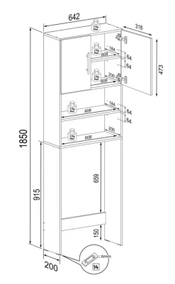 Überbauschrank Waschmaschine Überbau Schrank Jutas