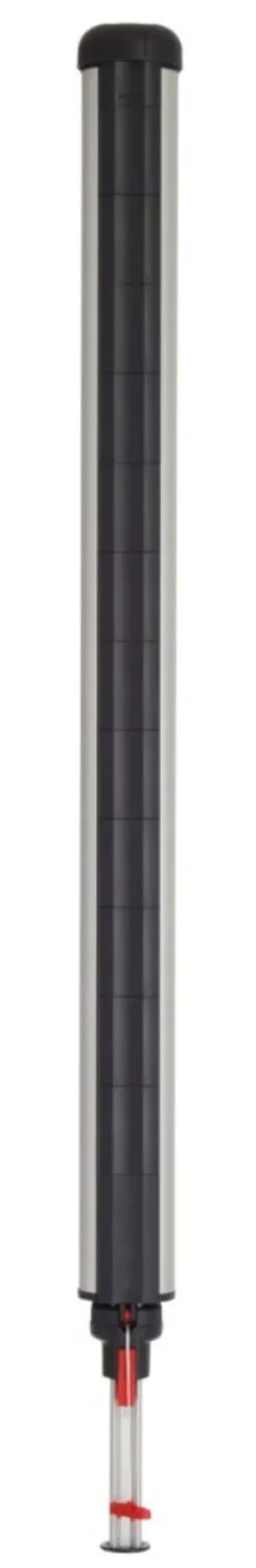 BERLINLODGE Wäschespinne Vento 4 Tragarmen 8 Leinenreihen Aluminium Anthrazit Hx⌀ 205x290cm Geschlossene Rundform Kleiderbügelhalter Wäscheständer