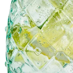 BigDean® Trinkgläser im Ananas-Design 700ml [4er Set] aus 100% Recyclingglas | Partygläser für Longdrinks · Cocktails · Softdrinks & Wasser | umweltbewusst · spülmaschinenfest · langlebig