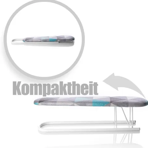 BigDean Ärmelbrett für Hemden - Bügelbrett klappbar für Ärmel - Armbrett extra stabil - Bezug aus Baumwolle Ärmelbügelbrett