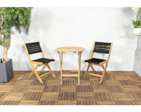 Bistroset SenS-Line garden furniture 2 -Sitzer inkl. 2 Sessel und Tisch