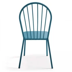 Bistrostuhl aus Metall Honfleur 52,5 x 56,5 x 94 cm - Oviala