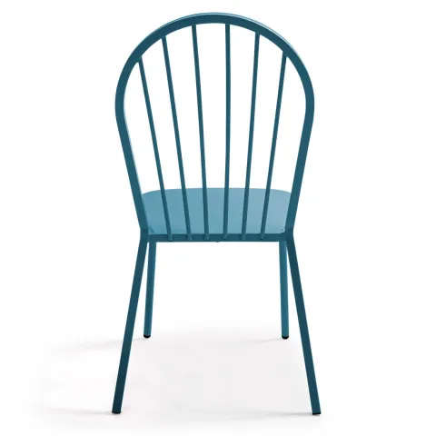 Bistrostuhl aus Metall Honfleur 52,5 x 56,5 x 94 cm - Oviala