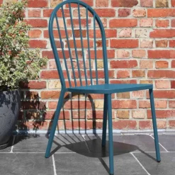 Bistrostuhl aus Metall Honfleur 52,5 x 56,5 x 94 cm - Oviala