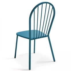 Bistrostuhl aus Metall Honfleur 52,5 x 56,5 x 94 cm - Oviala