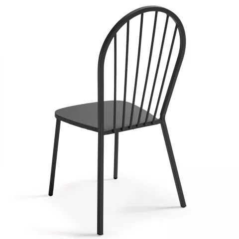 Bistrostuhl aus Metall Honfleur 52,5 x 56,5 x 94 cm - Oviala
