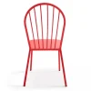 Bistrostuhl aus Metall Honfleur 52,5 x 56,5 x 94 cm - Oviala