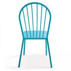 Bistrostuhl aus Metall Honfleur 52,5 x 56,5 x 94 cm - Oviala