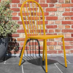 Bistrostuhl aus Metall Honfleur 52,5 x 56,5 x 94 cm - Oviala