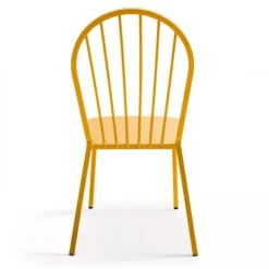 Bistrostuhl aus Metall Honfleur 52,5 x 56,5 x 94 cm - Oviala