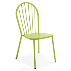 Bistrostuhl aus Metall Honfleur 52,5 x 56,5 x 94 cm - Oviala